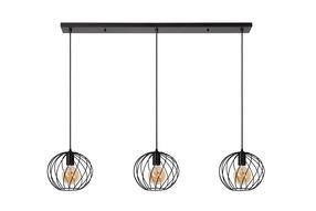 Lampa karināms Lucide Danza 21428/03/30, E27, 3 x 40 W, melna krās. / melna krās., 25 x 20 cm