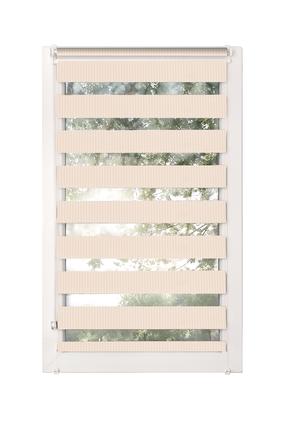 Ritininė užuolaida Mini Basic, šviesiai ruda - ecru, 70 cm x 150 cm