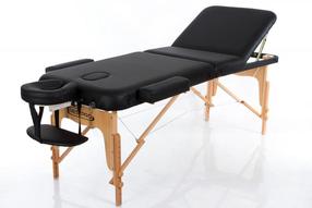 Masažo stalas Restpro Vip 3, 192 cm, juoda sp.