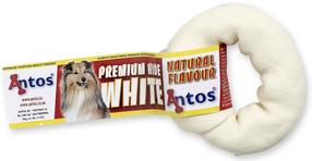Skanėstas šunims Antos Donut White, karvės oda, 0.09 kg
