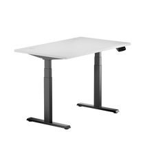 Datorgalds regulējams augstums Up Up Thor W-57021PT/B-D32-80M, 120 cm x 75 cm, 62 - 128 cm, balta krās./melna krās.