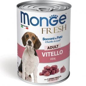 Märg koeratoit Monge Fresh Adult, vasikaliha, 0.4 kg