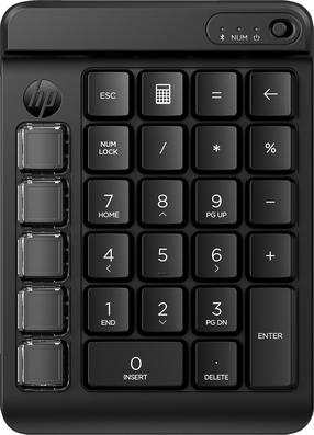 Bezvadu datora tastatūra HP Programmable Keypad 435 7N7C3AA, melna krās.
