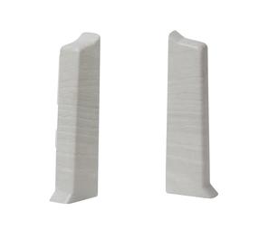 Окончание плинтуса Salag NG62 NG6D87, 1.5 см x 6.2 см, серый цв., 2 шт.