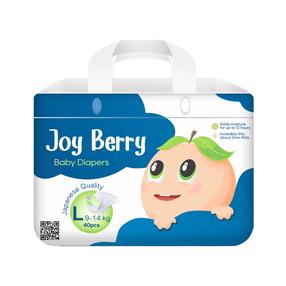 Sauskelnės Joy Berry, L dydis, 9 - 14 kg, 40 vnt.
