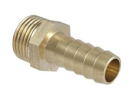 Jungtis TDM Brass 468E, 1/4 colio - išorinis sriegis / 6 mm - žarnos antgalis, 1/4" x 6mm