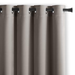 Pimendavad kardinad Restilo Blackout, liivakarva pruun v., 140 cm x 245 cm