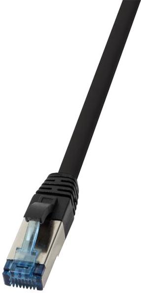 Сетевой кабель Logilink S/FTP Cat.6A CQ6105S RJ-45, RJ-45, 15 м, черный цв.