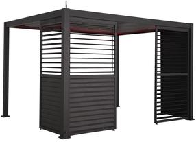 Žaliuzinė siena pavėsinei Home4you Mirador 111, tamsiai pilka sp.