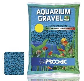 Grunts Prodac Aquarium Gravel Q11KG1, 1 kg, zila krās.