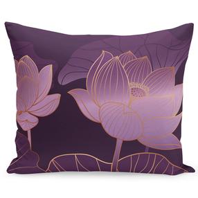 Dekoratyvinės pagalvėlės užvalkalas Mariall JMC-102, violetinė sp., 50 cm x 60 cm