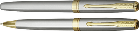 Rakstīšanas komplekts Jaguar, zelta krās./sudraba krās., 0.7 mm, 2 gab.