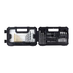 Grąžtų komplektas Stanley STA7223-XJ, medienai/metalas/mūrui, cilindrinis, 1.5-6 mm x 11.7 cm