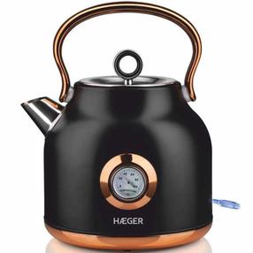 Elektrinis virdulys Haeger EK-22B.024A, 1.7 l, juoda sp.