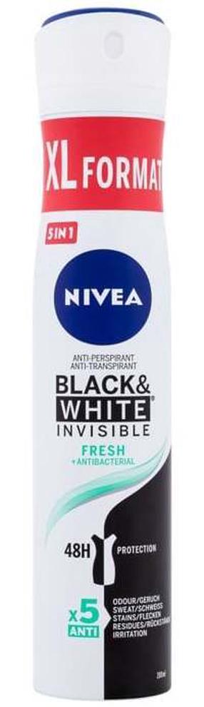 Kūno dezodorantas Nivea Black & White Invisible Fresh, 200 ml