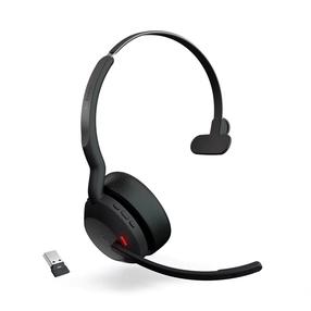 Bezvadu austiņas Jabra Evolve2 55, tumši pelēka krās.