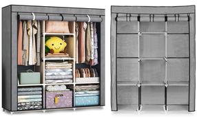 Spinta ModernHome PJJSC002, pilka sp., 43.5 cm x 126 cm x 177 cm