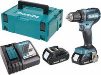 Akumuliatorinis suktuvas-gręžtuvas su akumuliatoriumi Makita DDF485RAJ, 18 V, 2 Ah