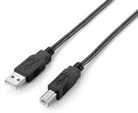 Провод Equip USB 2.0 A male, USB 2.0 A male, 3 м, черный цв.