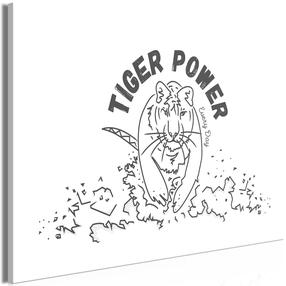 Reprodukcija Artgeist Tiger Power, g-a-0173-b-a, 90 cm x 60 cm
