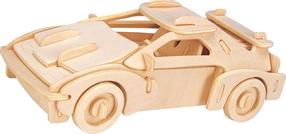 Деревянный 3D пазл G3 Race Car 324974, 17 см x 8.3 см, 43 шт.
