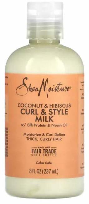 Активатор завитка Shea Moisture Coconut & Hibiscus Curl & Style Milk, 237 мл