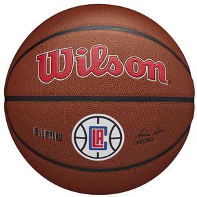Basketbola bumba Wilson Team Alliance Los Angeles Clippers, 7 izmērs, zila krās./brūna krās./balta krās.