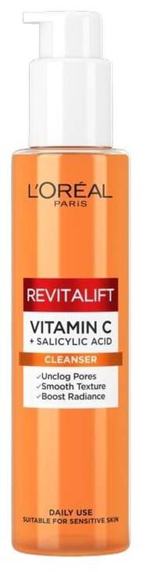 Veido prausiklis L’Oréal Paris Revitalift Clinical Cleansing Gel, 150 ml