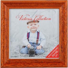 Фоторамка Victoria Collection Memory, 10 см x 10 см, коричневый цв.