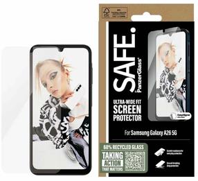 Telefono apsauginis stiklas PanzerGlass Safe Ultra-Wide Fit Samsung Galaxy A26 5G, -, 6.7 "