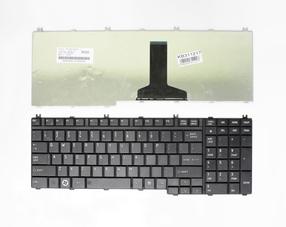 Nešiojamų kompiuterių klaviatūra Toshiba, juoda sp.