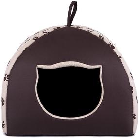 Kaķu māja Hobbydog Igloo R2, gaiši brūna krās., 44 cm x 44 cm