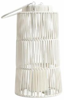 Žibintas Homla Modern Hamptons 741982, ratanas, 38 cm, balta sp.
