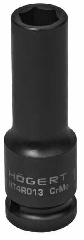 Šešiakampis smūginis lizdas Högert HT4R013, 78 mm, 1/2", Ø13 mm