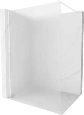 Dušo sienelė Mexen Kioto Walk-In, 120 cm x 200 cm, balta sp./grūdintas
