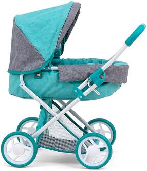 Коляска для кукол Milly Mally Prestige Mint, белый цв.