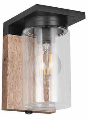 Sieninis lauko šviestuvas Trio Ardilla, 40W, E27, IP44, medienos sp., 11.5 cm x 19 cm