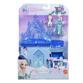 Кукольный домик Mattel Frozen Ледовый дворец JDP63, синий цв.