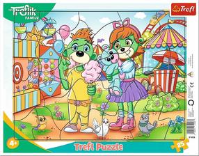 Puzle Trefl Treflik Family Day, 28.7 cm x 36.8 cm, 25 gab., daudzkrāsaina
