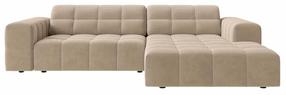 Kampinė sofa Cosmopolitan Design Chicago Venus 2928, beige melange sp., dešininė, 167 x 234 cm x 78 cm