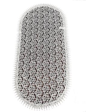 Stalo takelis ovalas Mariall GB01-1, balta sp., 90 x 150 cm