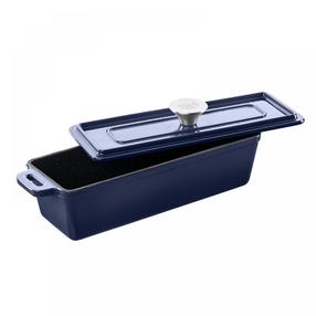 Kepimo forma Grand feu FEUSQBLUE, mėlyna sp., 35.4 cm x 11 cm, 1.7 l