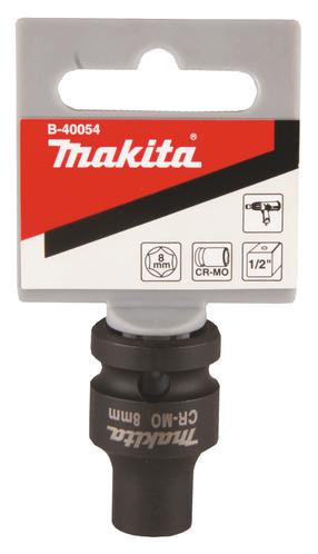 Smūginė galvutė Makita B-40054, 38 mm, 1/2", Ø8 mm