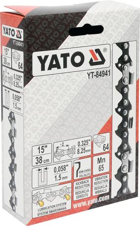 Цепь бензопилы Yato YT-84941, 38 см, 0.15 см, 0.325", 64