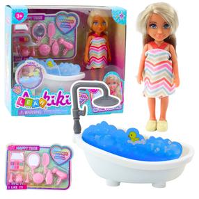Nukk aksessuaaridega Lean Toys Ankiki Take A Bath, 13 cm, mitmevärviline