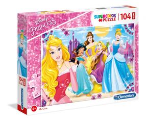Пазл Clementoni Princesses 23714, 42 см x 62 см, 104 шт., многоцветный