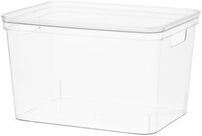 Daiktadėžė su dangčiu Nord Clean 620909, 9 l, skaidri sp., 36 x 27 x 22.5 cm