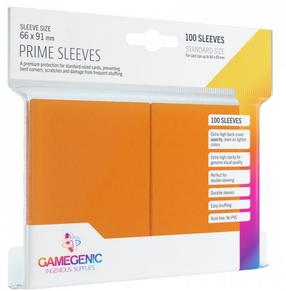 Spēļu karšu futrālis Gamegenic Gamegenic: Prime CCG Sleeves 66x91mm Orange, EN