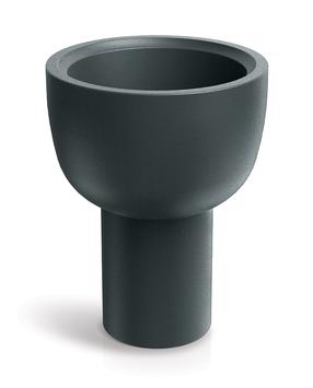 Puķu pods Prosperplast MOLTA TMV40-107GR, plastmasa, Ø 40 cm, pelēka krās.
