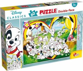 Dėlionė Lisciani 101 Dalmatians 452640, 24.5 cm x 35 cm, 60 vnt., įvairių spalvų